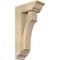 Ekena Millwork Westlake Traditional Rough Sawn Bracket w/ Offset Brace, Douglas Fir, 6"W x 14"D x 26"H BKT0604X14X26WTL01RDF - alternate 1